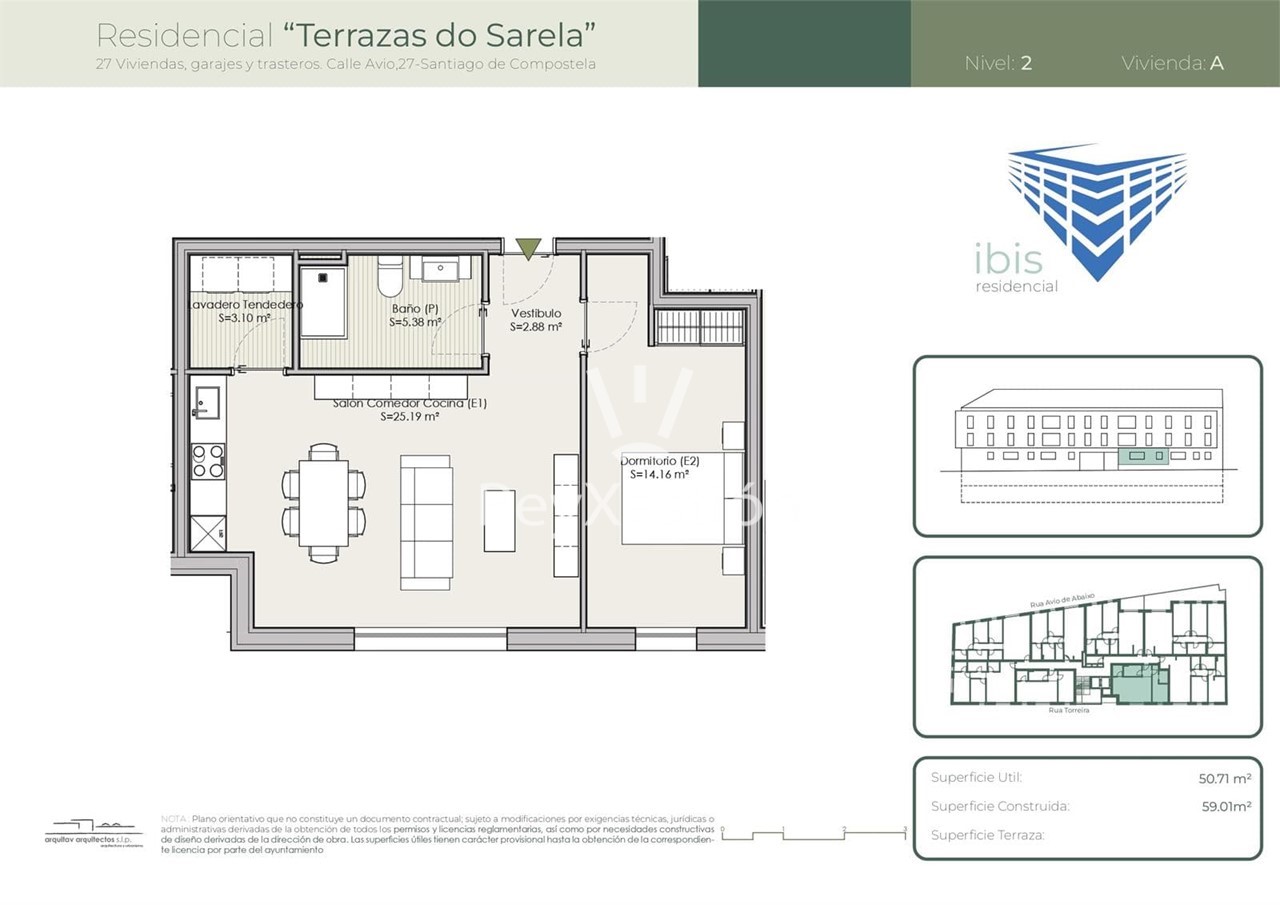 Foto 3 PISO DE OBRA NUEVA (O AVÍO) - RESIDENCIAL TERRAZAS DO SARELA