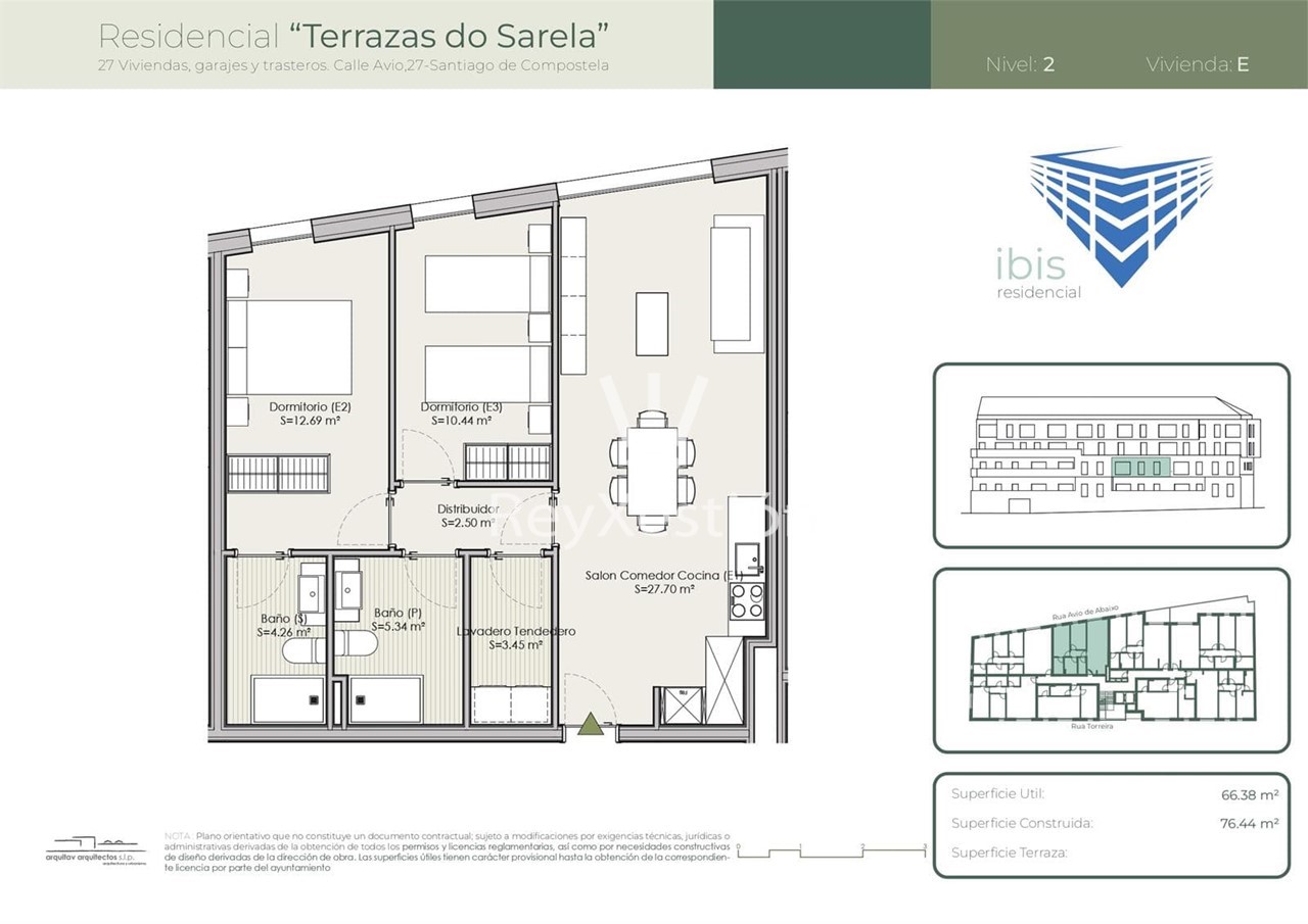 Foto 2 PISO DE OBRA NUEVA (O AVÍO) - RESIDENCIAL TERRAZAS DO SARELA